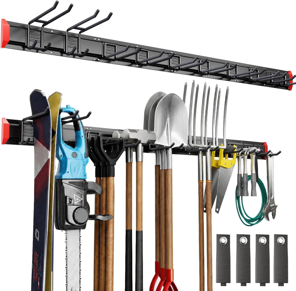 monTEK 64" Garage Tool Organizer Wall Mount, 625 LBS Heavy Duty Tool Rack
