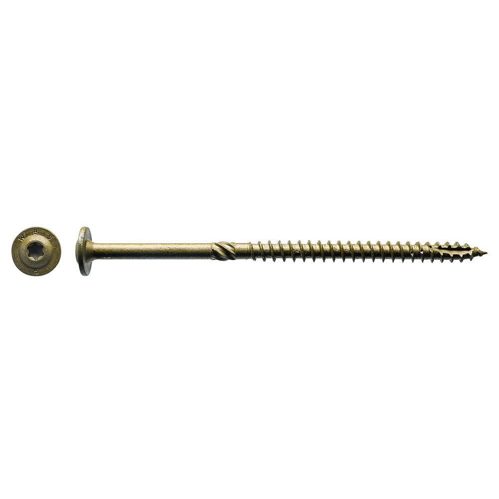 15 x 6 Bronze T-30 Lag Screw 25/Bucket