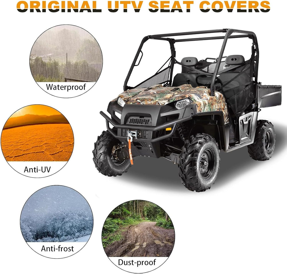 Seat Cover for 2009-2014 Polaris Ranger 800XP XP800 XP700 700 | 800 XP, Thick...