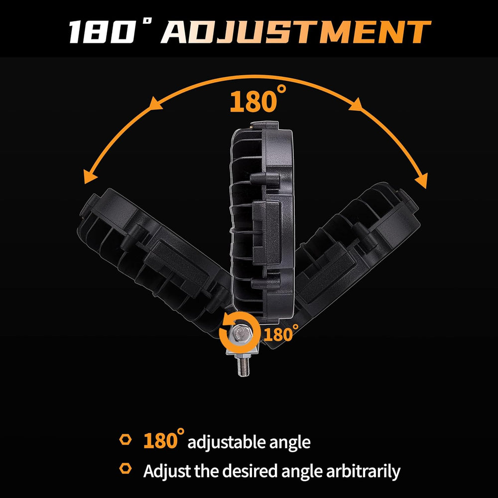 7 Inch Round LED Off Road Lights, 210W 10000lm LED Work Lights for Truck Jeep...