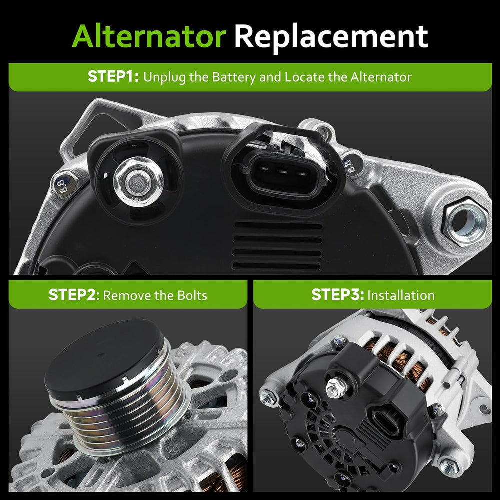 New Alternator Compatible with 2014 2015 Kia Optima L4 2.0 2.4L, 2012-2014 So...