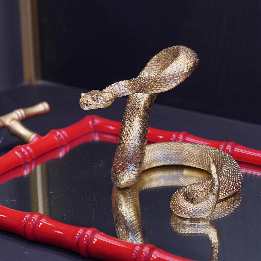 Guichifun Snake Statue Decor Halloween Decoration Collectible Figurines