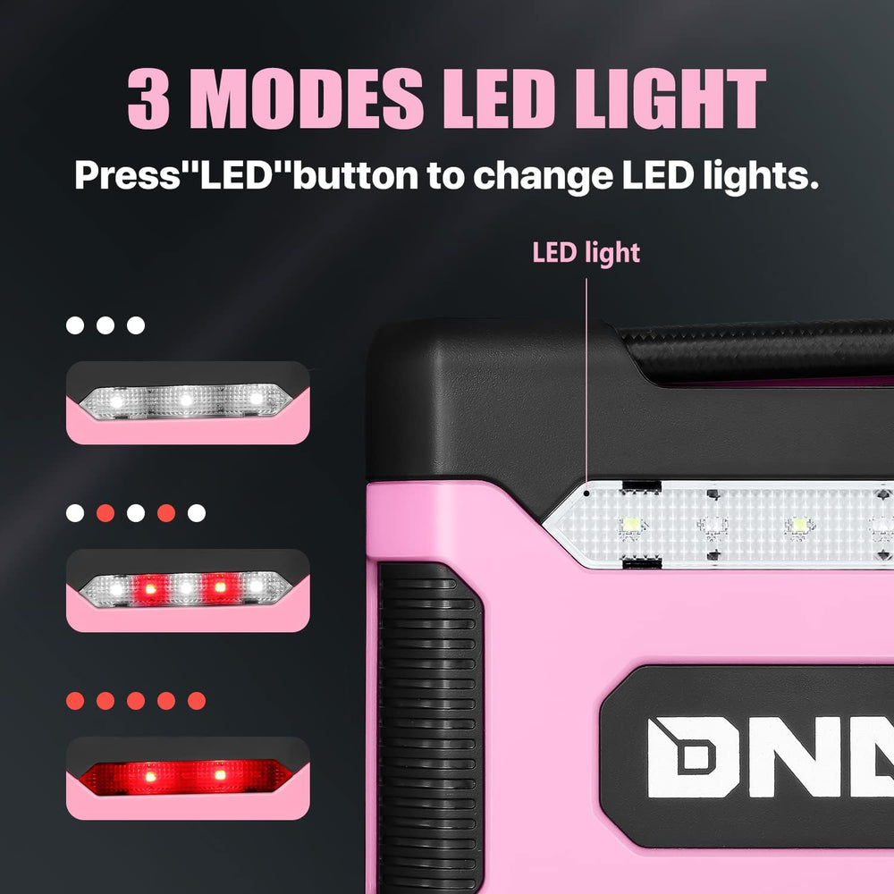 ‎DNA MOTORING TOOLS-00212 Pink 12V DC Digital Tire Inflator Portable Air Comp...