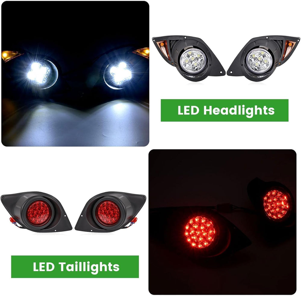 Headlight Tail Light Kit for Yamaha G29 Drive Golf Carts 2007-UP