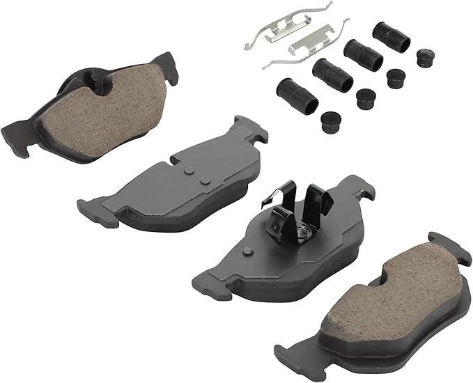 Premium Semi-Metallic Rear Brake Pads Compatible