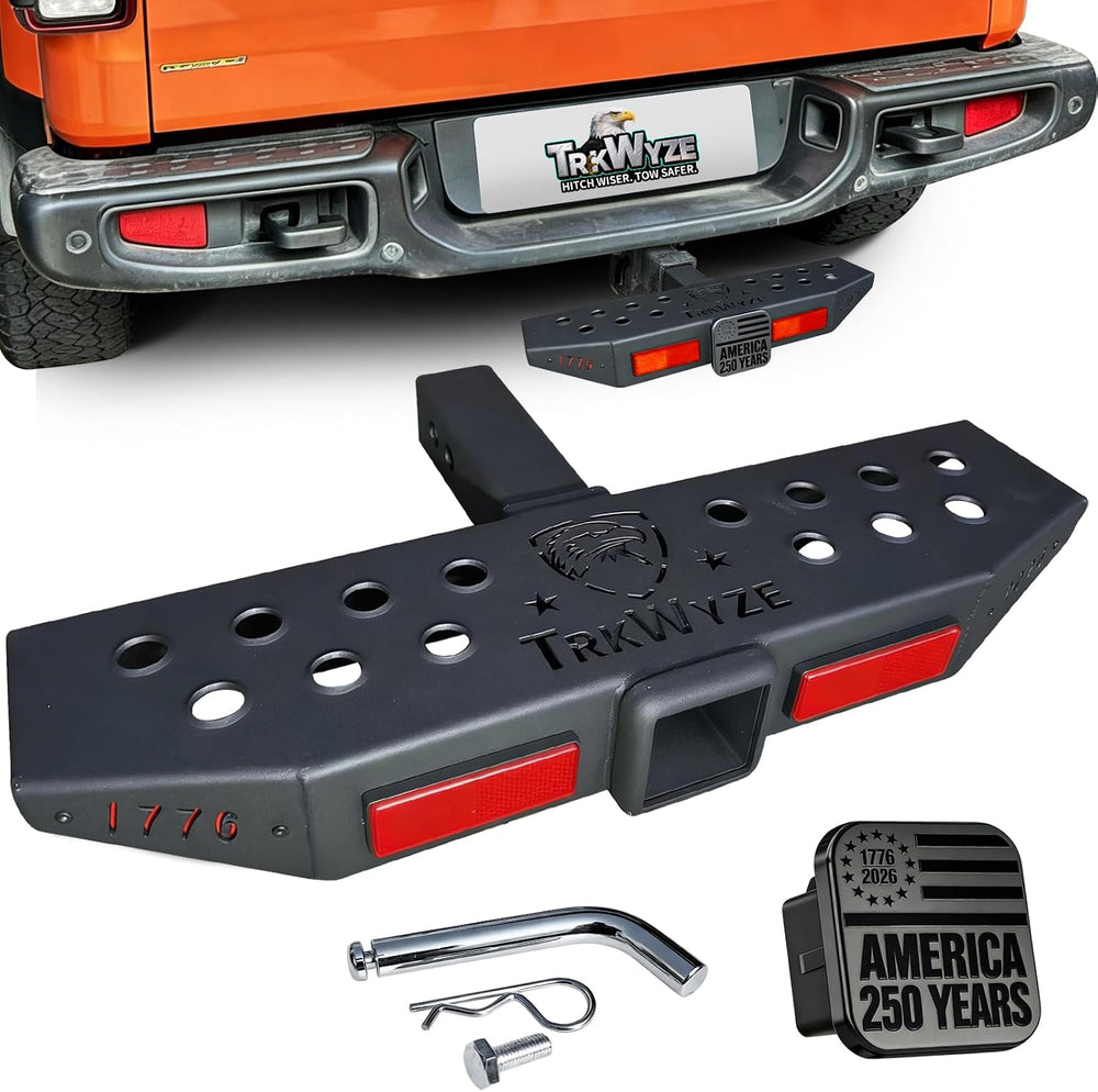 1776-2026 Edition 3-in-1 Hitch Step, Anti-Slip, X-Large Stepping Surface for ...