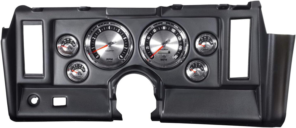 Auto Meter 7021 Complete Dash 6pc Gauge Kit for 1969 Chevy Camaro, Tach/Mph/F...