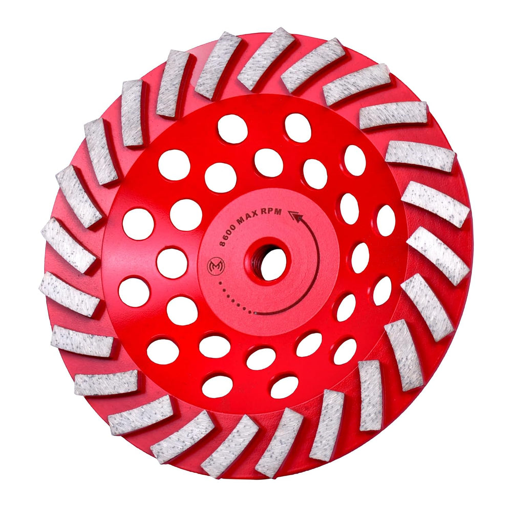 Diamond Grinding Wheel 7 inch for Angle Grinder, Concrete Grinding Wheel 24 S...