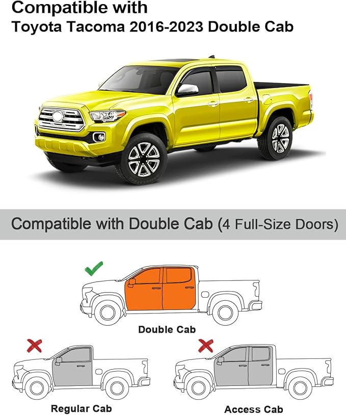 in-Channel Window Rain Guards Fit