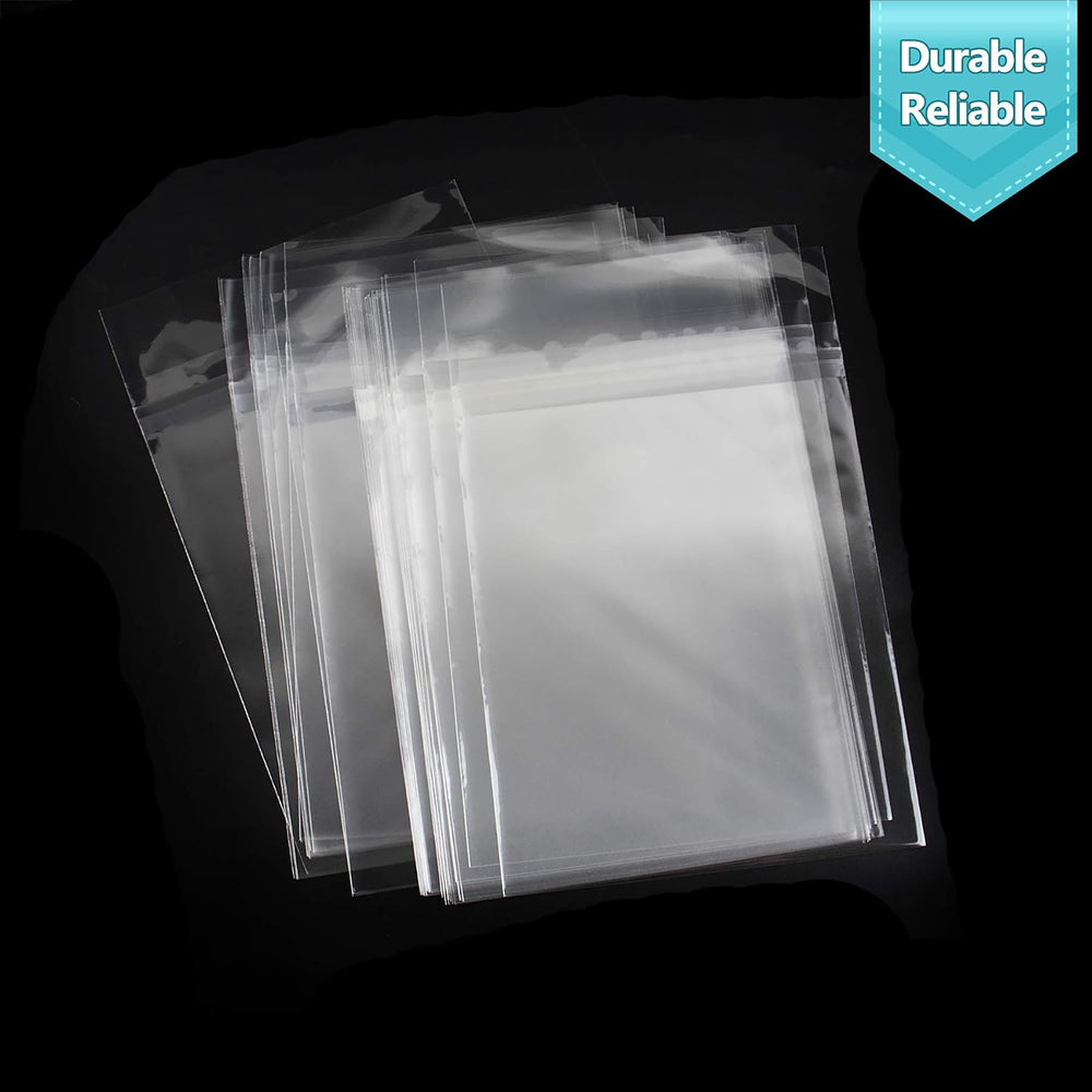 Golden State Art 16x20 Inch Crystal Sealed Clear Plastic Sleeves,100 Pack