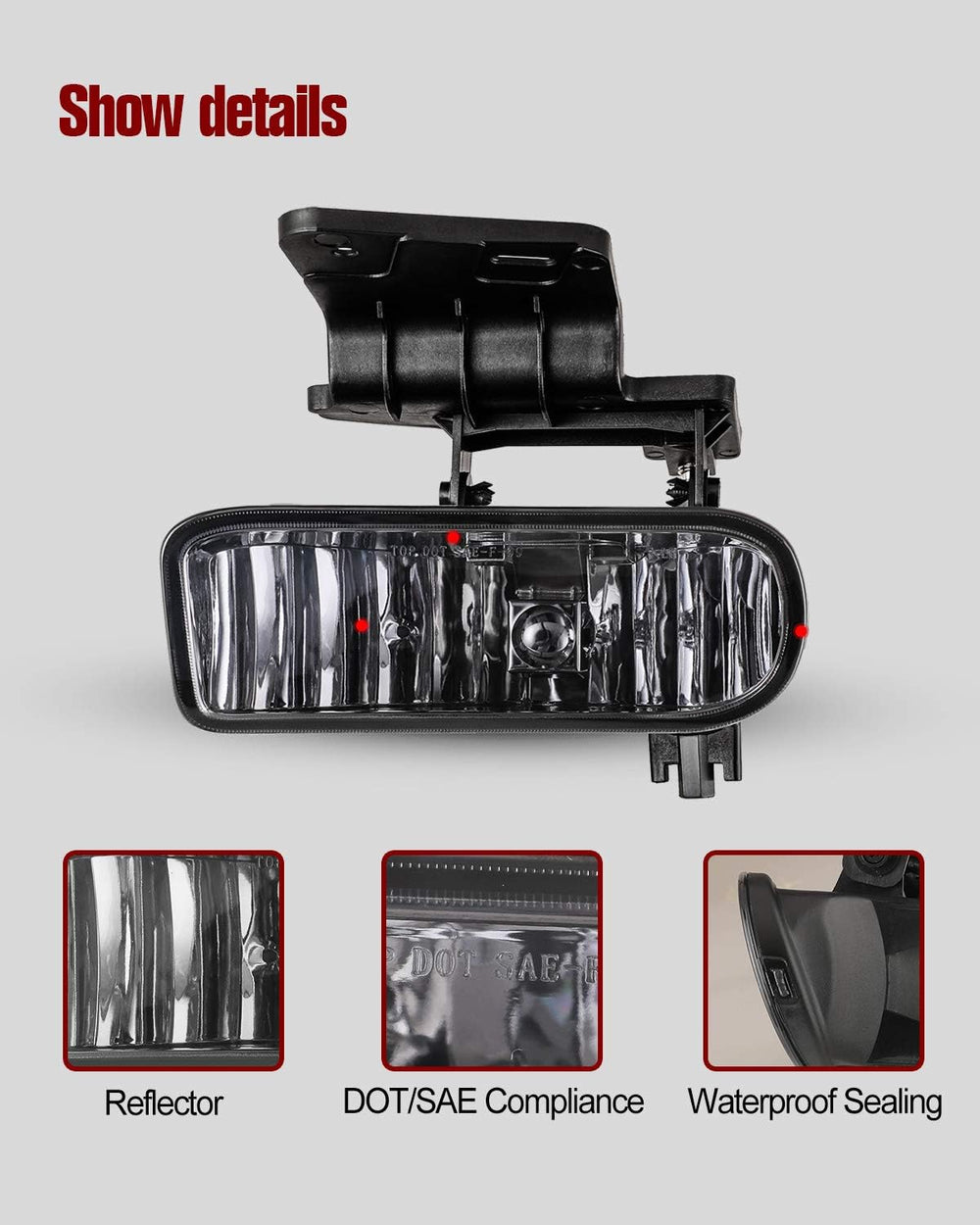 Fog Light for 1999-2002 Chevy Silverado/2000-2006 Chevy Suburban