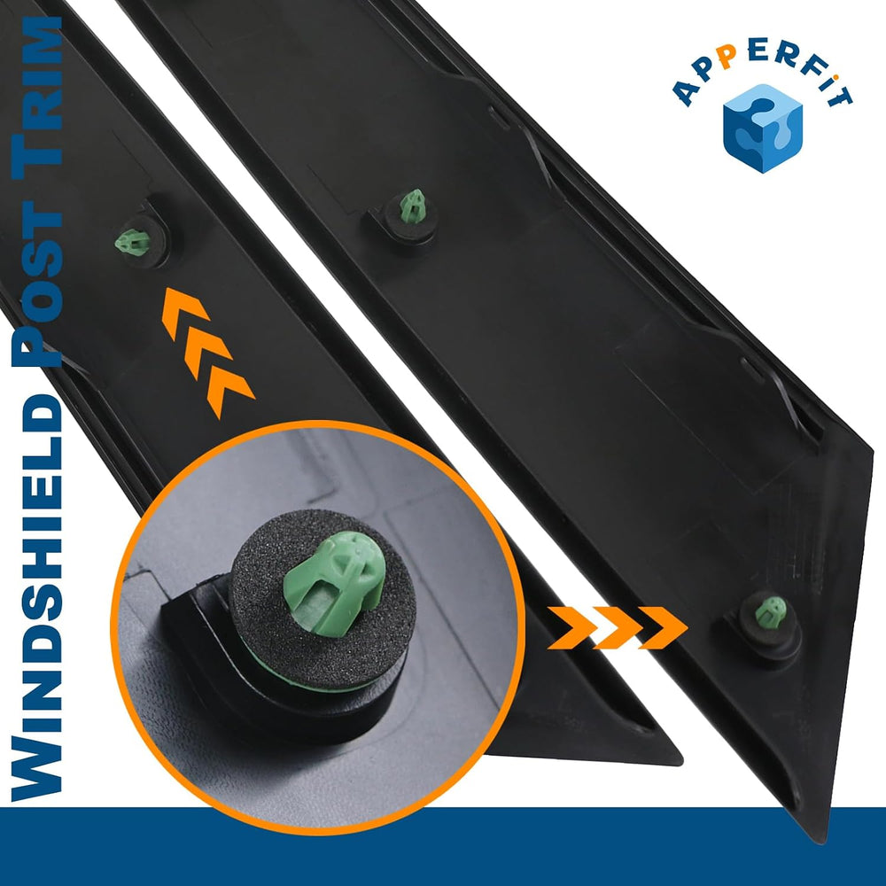 APPERFiT Windshield Post Trim A Pillar Molding Cover Compatible with Mini Coo...