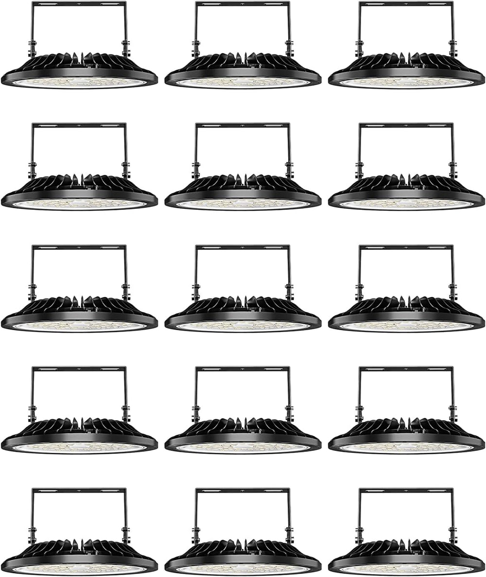 Viugreum High Bay LED Shop Lights, 200W UFO LED High Bay Light 20, 000LM 120V...