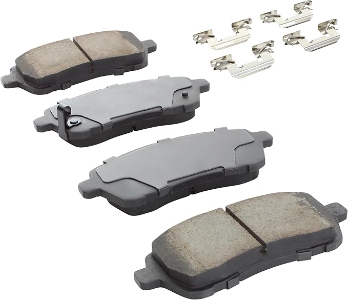 Premium Ceramic Front Brake Pads Compatible
