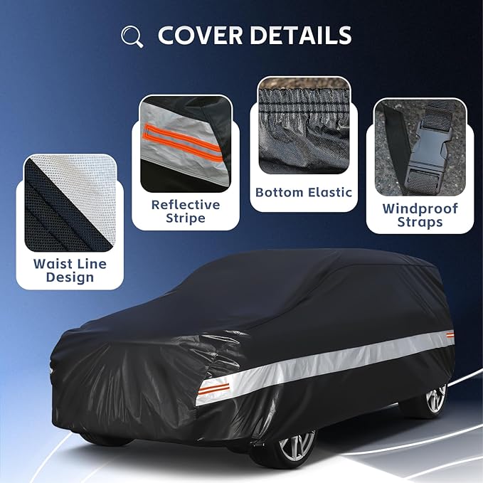 10 Layers SUV Car Cover Custom Fit