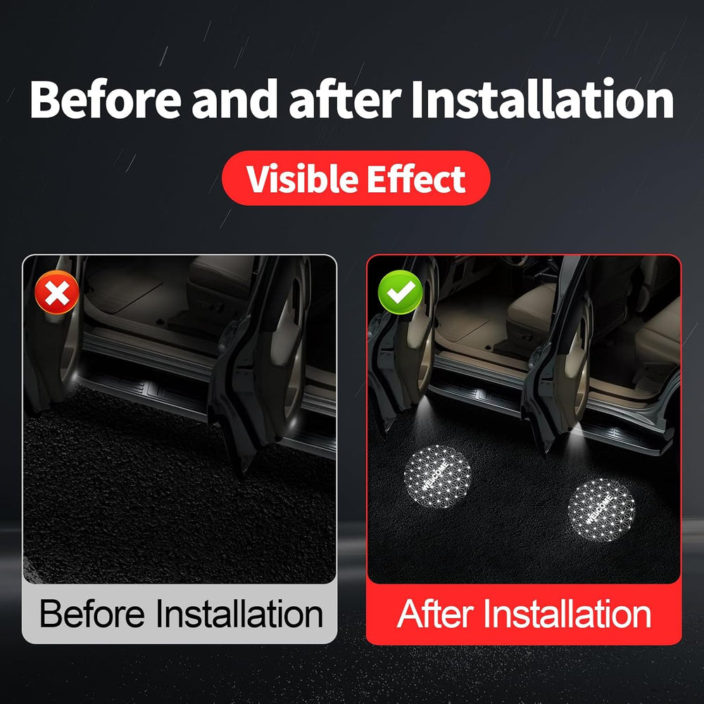 Car Door Light Logo Projection Lamp for 2024-2026 Toyota Land Cruiser 1958 25...