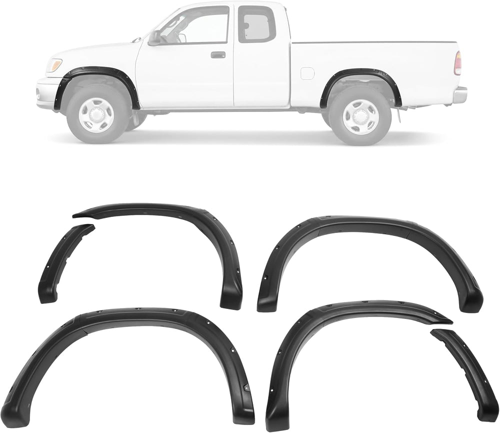 ALMULOO 4Pcs Fender Flares Compatible with 2000-2006 Toyota Tundra Wheel Arch...