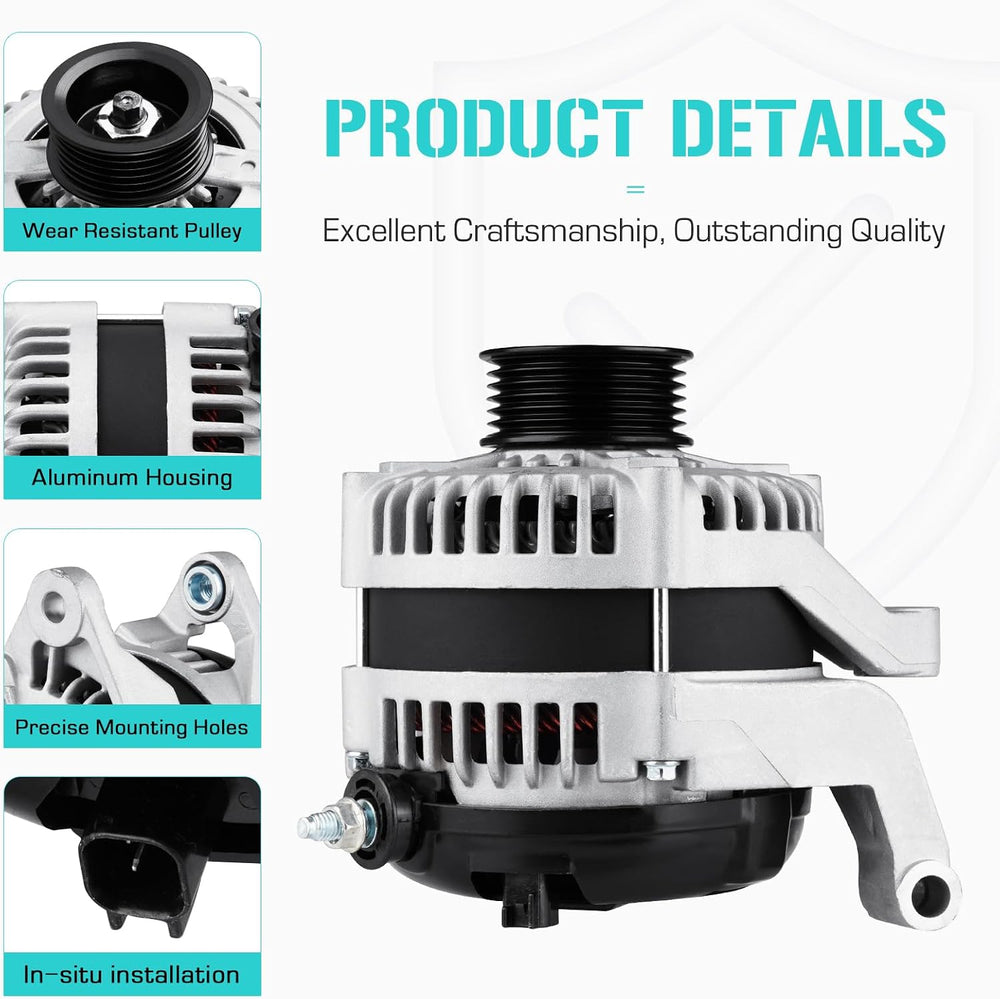 New Alternators 3.7 3.7L fit for Jeep Liberty 2010 2011 2012, fit for Dodge N...