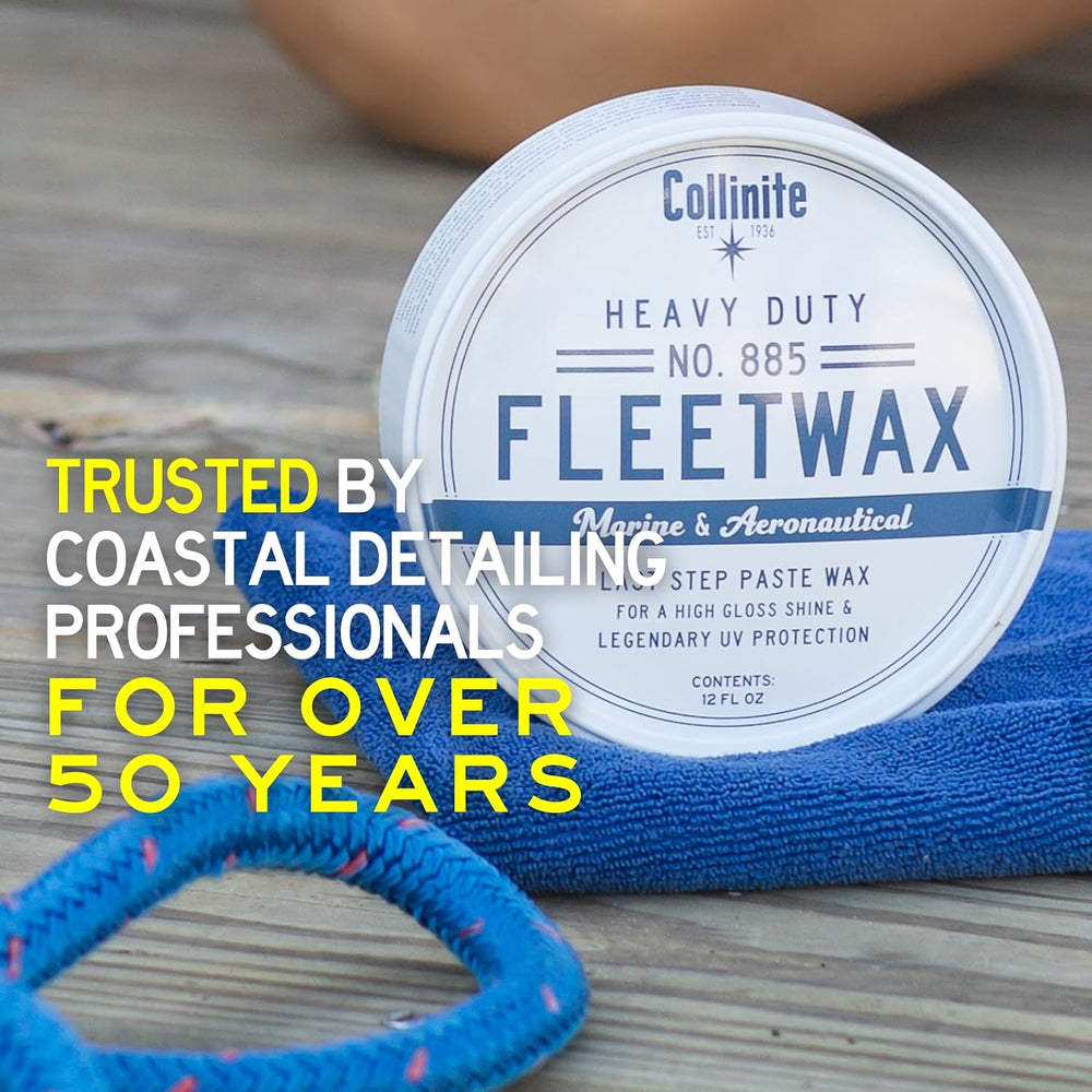 Collinite No. 885 Fleetwax Paste Wax, 12 Fl Oz - 3 Pack