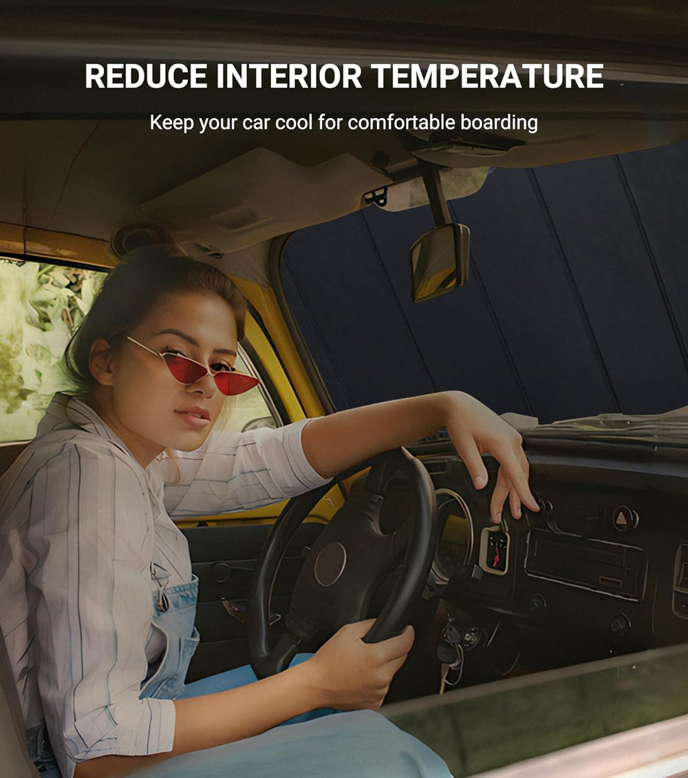 Pigenius Windshield Sun Shade for Honda Accord 2023-2026 Front Window Sunshad...