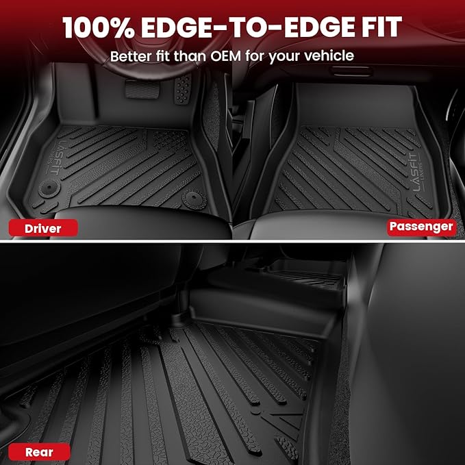 LASFIT Floor Mats for Toyota Prius 2016-2022 & Prius Prime 2017-2022, All