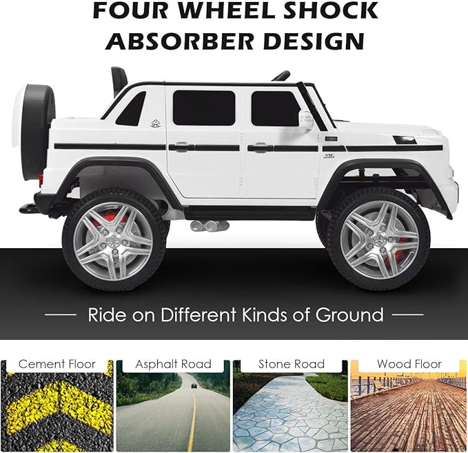 Costzon Ride on Car, Licensed Mercedes-Benz Maybach, 12V Battery Powered