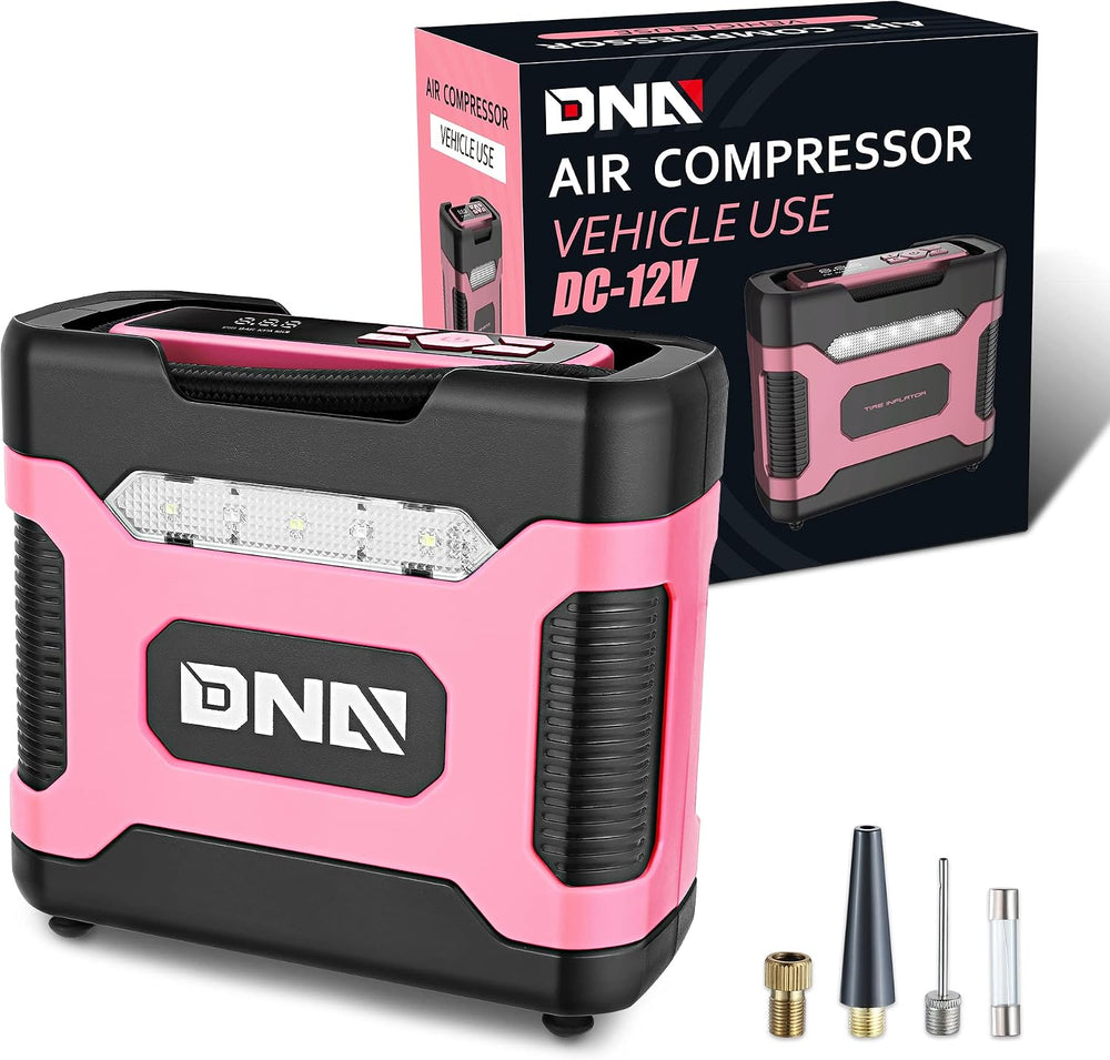 ‎DNA MOTORING TOOLS-00212 Pink 12V DC Digital Tire Inflator Portable Air Comp...