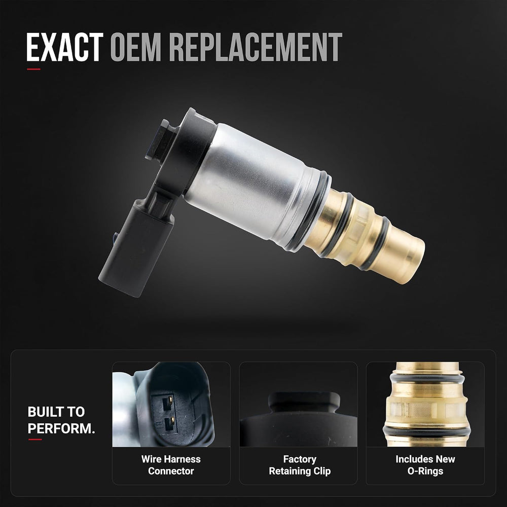 A/C Compressor Control Solenoid Valve - Compatible with Audi, Volkswagen - AC...