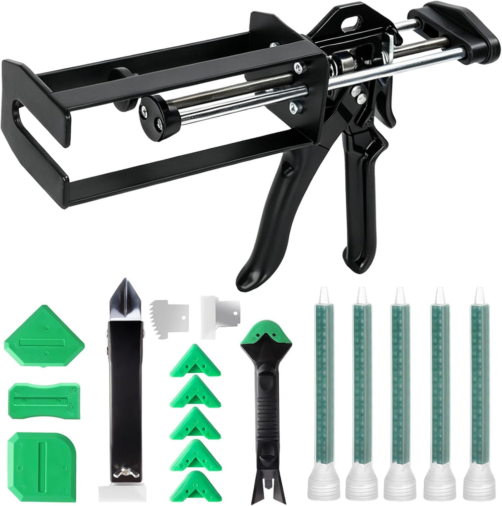 200ml Epoxy Gun Dual Cartridge, High Thrust Dual Component Cartridge Gun, 1:1...