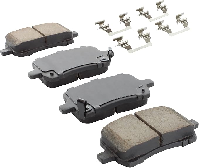 Premium Ceramic Front Brake Pads Compatible