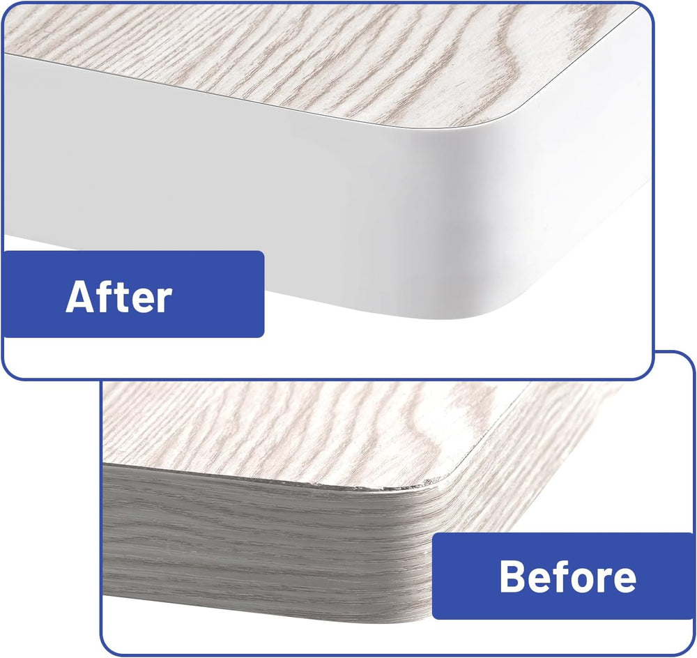 PVC Edge Banding 3/4 inch x 100 ft Veneer Edge Banding White with Hot Melt Ad...