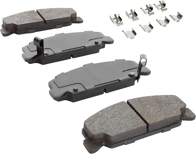 Premium Semi-Metallic Front Brake Pads Compatible