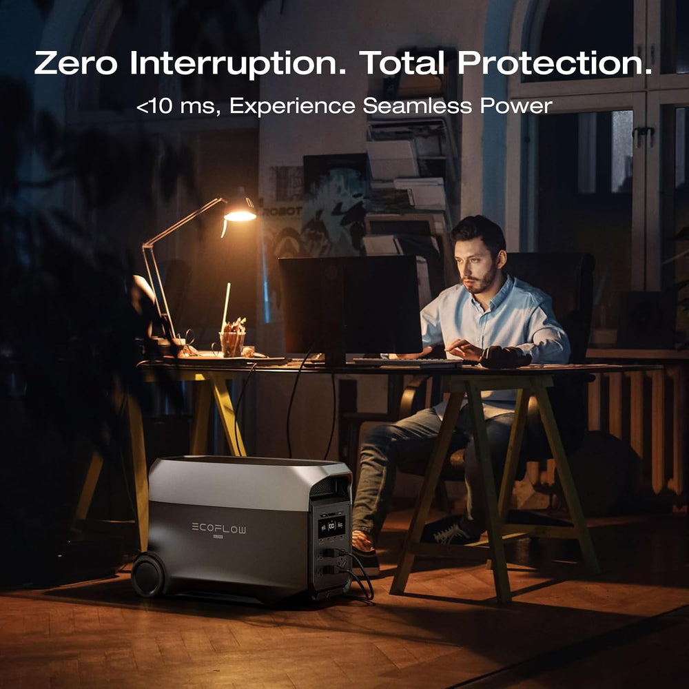 EF ECOFLOW Delta 3 Ultra 3072Wh Solar Generator with 400W Solar Panel