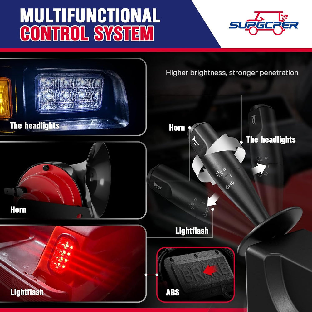 12V Deluxe Club Car DS LED Light Kit, for 1993-UP DS Gas&Electric, Golf C...