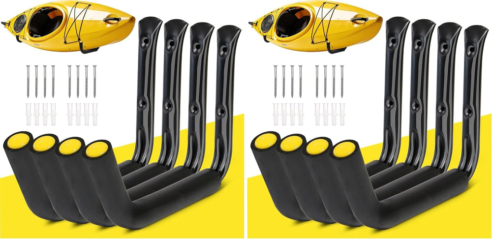 GEEDAR Heavy Duty Garage Storage Hooks -120 LB Capacity, 4packs, 15" Wal...