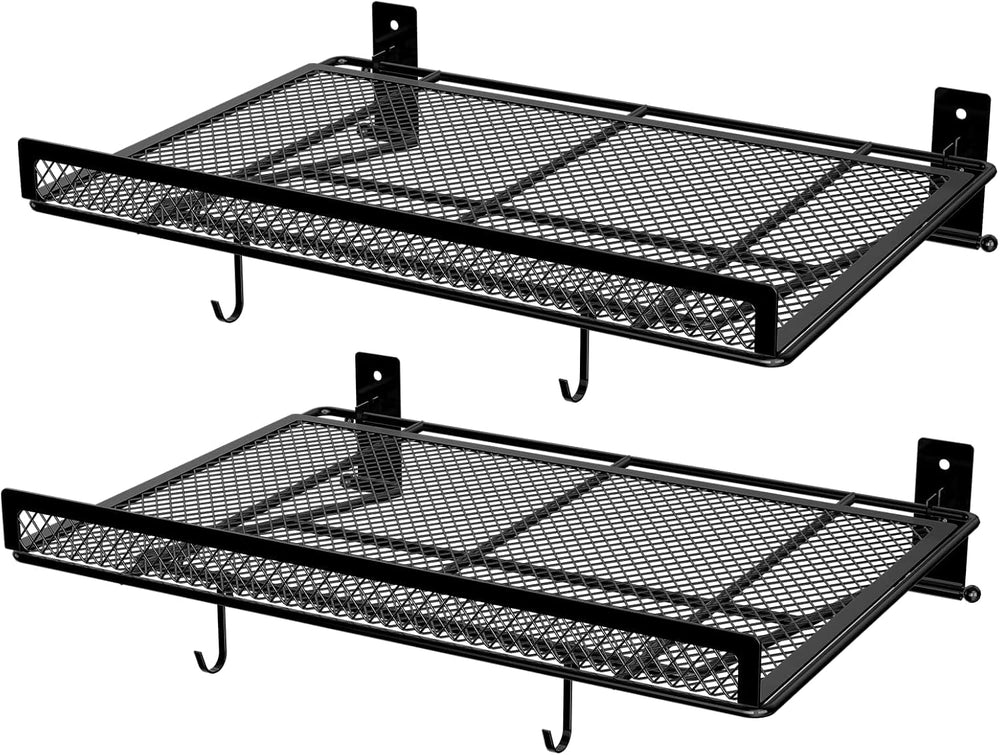 BABKAS 2 Pack Garage Wall Shelving,16.5" x 12.2" Garage Shelving Wa...