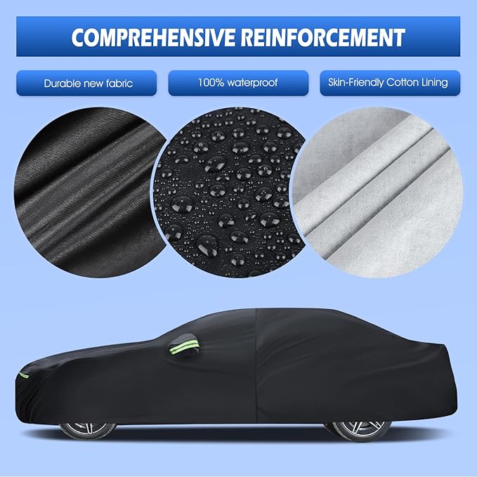 Car Cover Custom Fit for 2008-2025 Mercedes Benz C-Class C300 C350 C400 C450