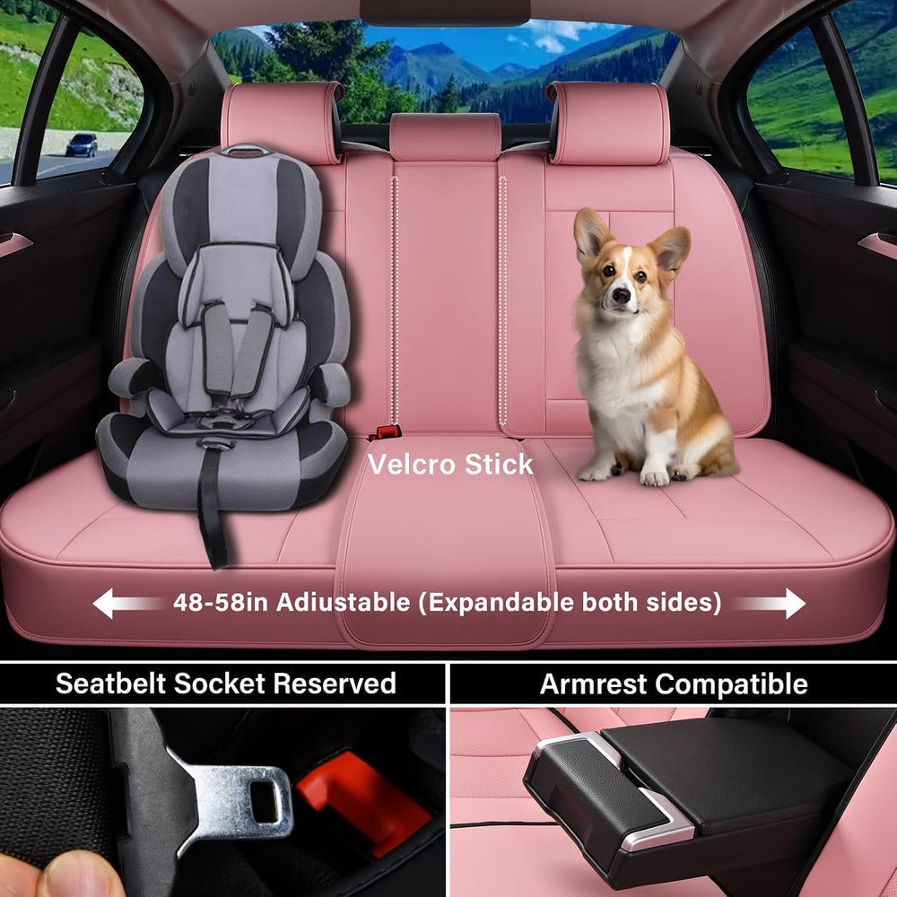 Coverado Car Seat Covers Full Set, Seat Covers for Cars,Car Seat Covers Front...