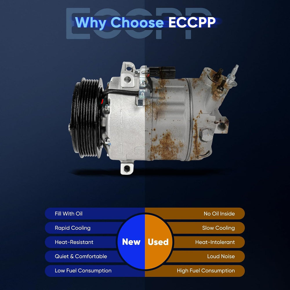 ECCPP AC Compressor Fit for Nissan Sentra 2.0L 2007-2012 Fast Cooling