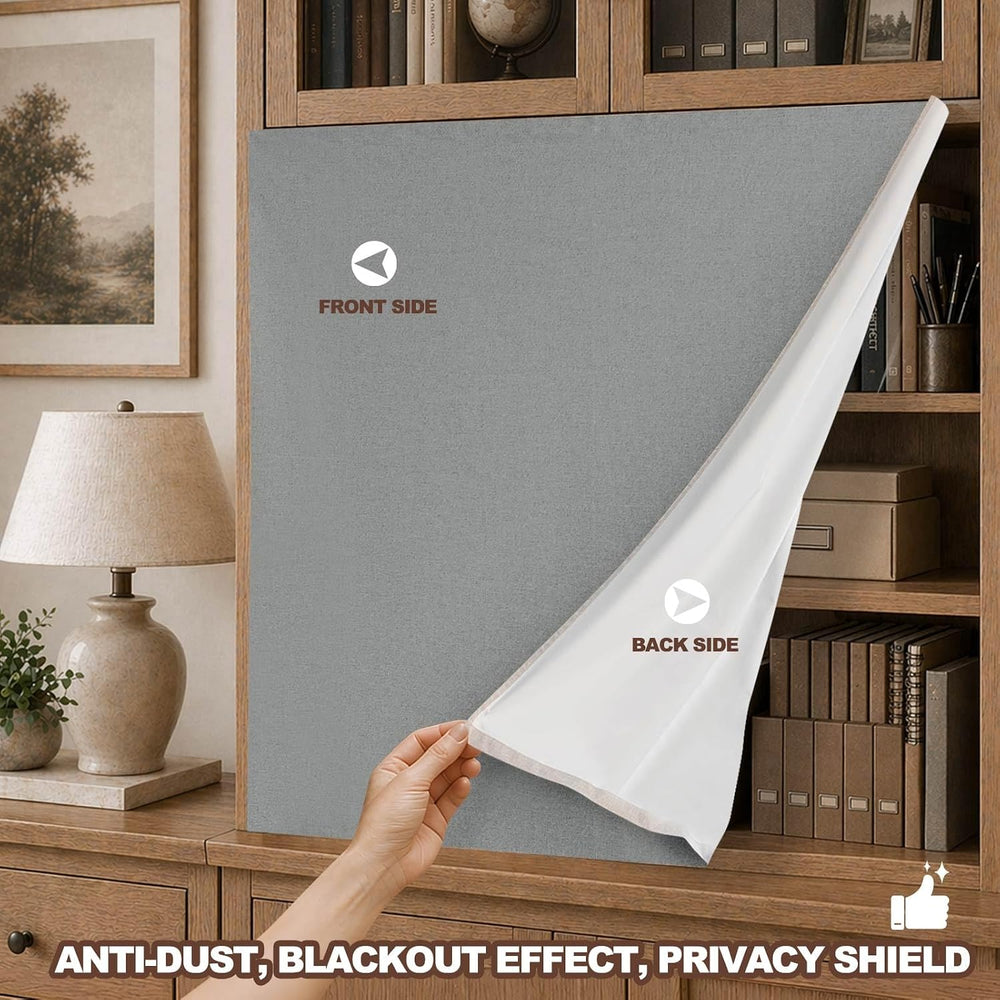 Adhesive Curtain,100% Blackout Curtains, No Drilling, Suitable for Multi-Scen...