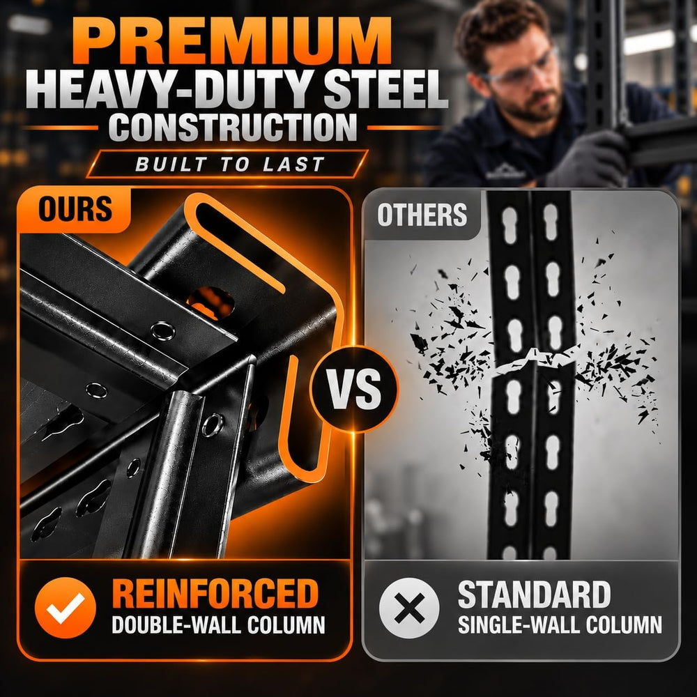Garage Shelving Adjustable Heavy-Duty Metal Multi-Purpose Storage Shelves