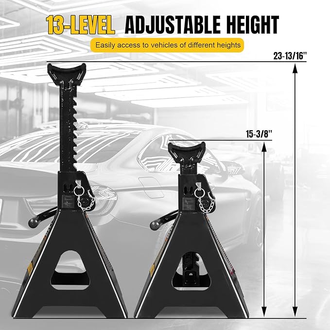 YELLOW JACKET Jack Stands 6 Ton