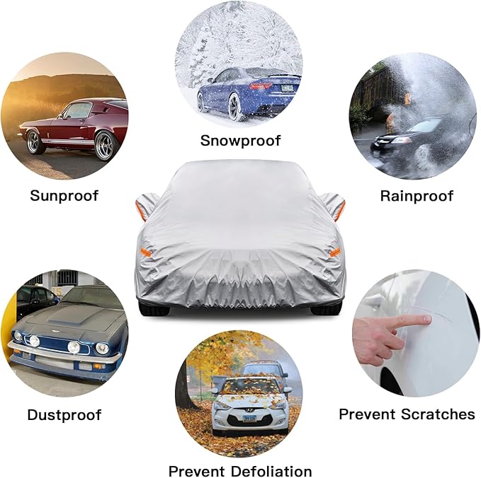 Kayme 6 Layers SUV Car Cover Custom Fit