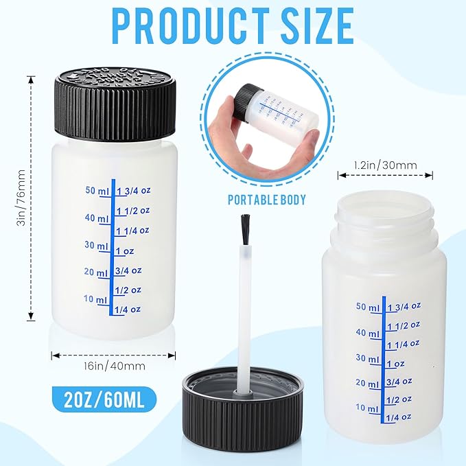 Mumufy 240 Pcs Touch up Paint Bottles