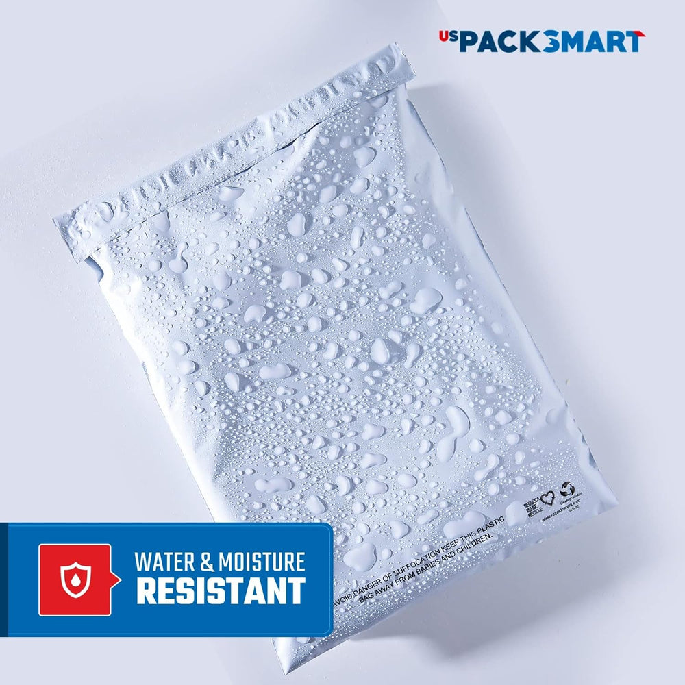 White Plastic Poly Mailers 12"x15" | Shipping Bags for Clothing, Bo...