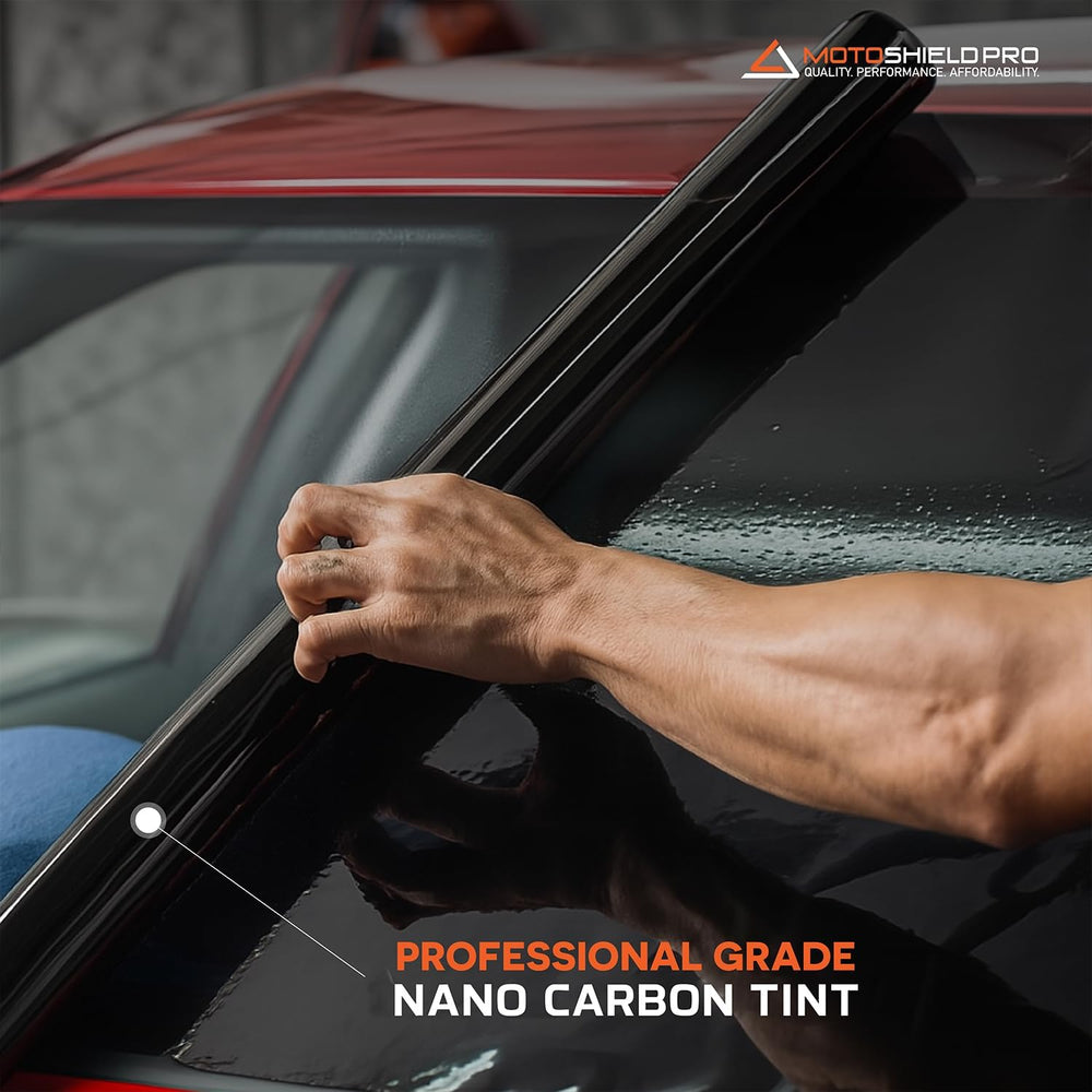 MotoShield Pro 35% VLT Nano Carbon Car Window Tint Film 40” in x 100’ ft Roll...
