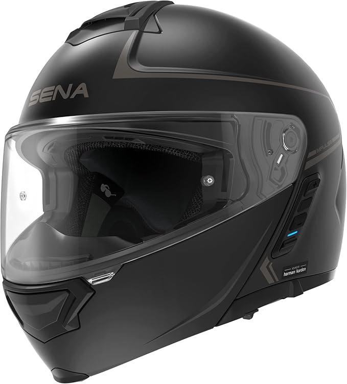 Sena Impulse DOT Flip Up Modular Bluetooth Helmet w/Sound by Harman Kardon Dual