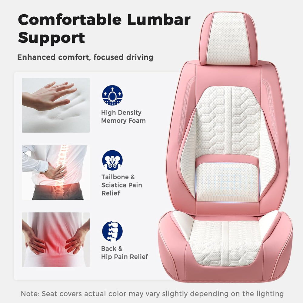 Huidasource Leather Seat Covers for Cars, Front and Rear Car Seat Covers Full...