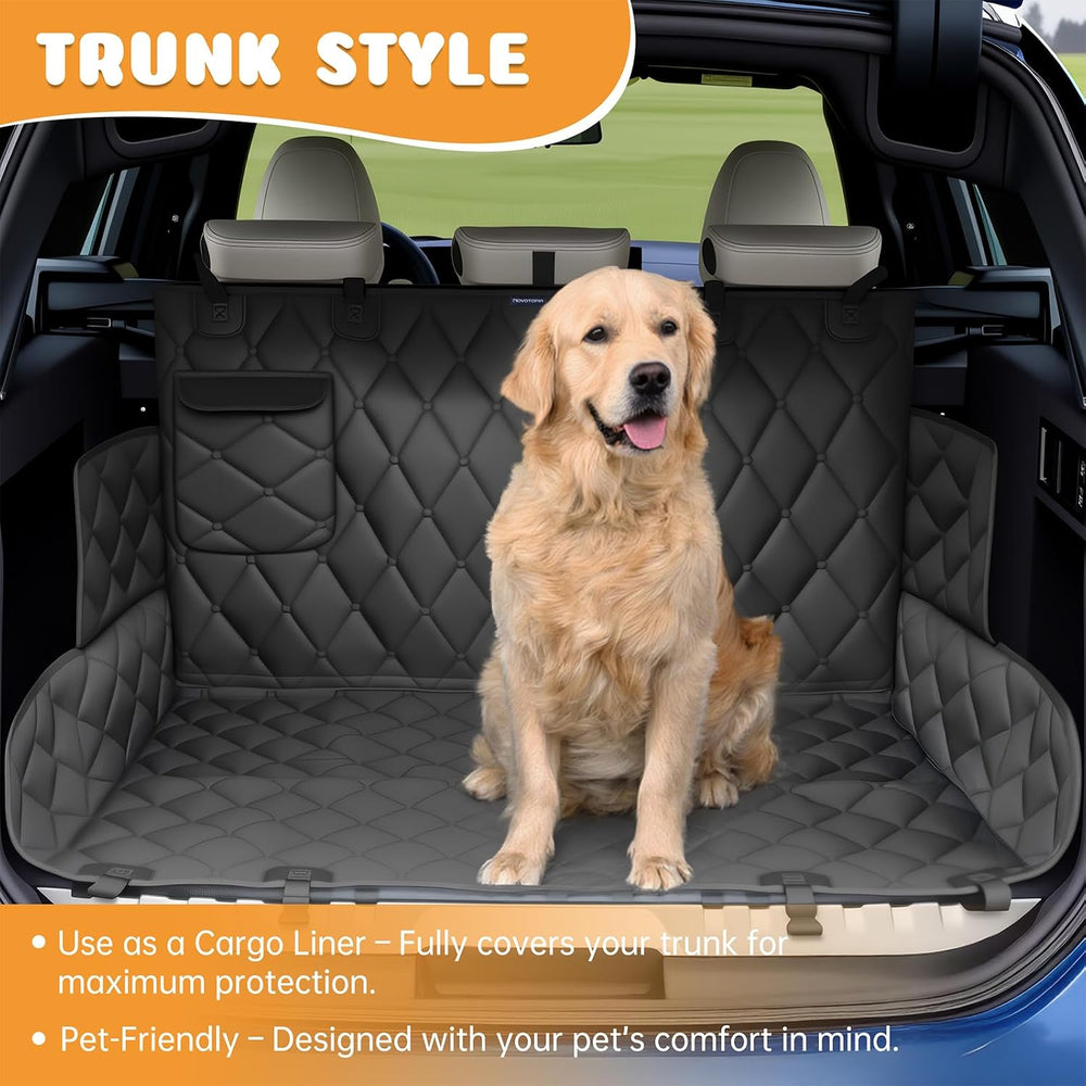 Dog Car Seat Cover for Back Seat 100% Waterproof, Long-Lasting and Soft Nonsl...