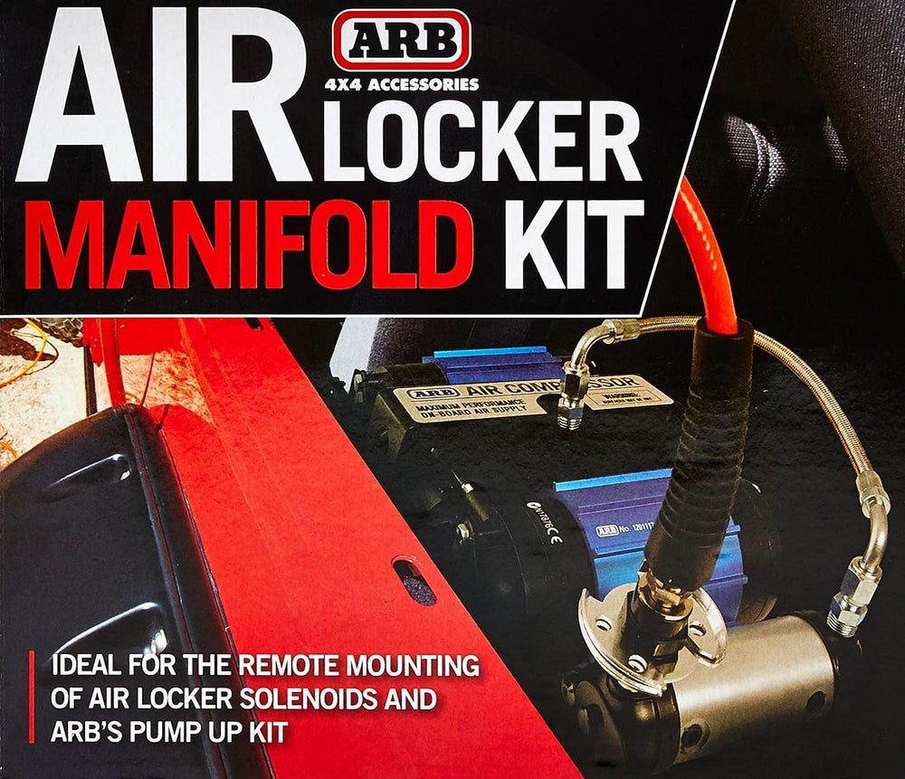 ARB 171503 Air Compressor Manifold Kit for Easy Installation of Two Air Locke...